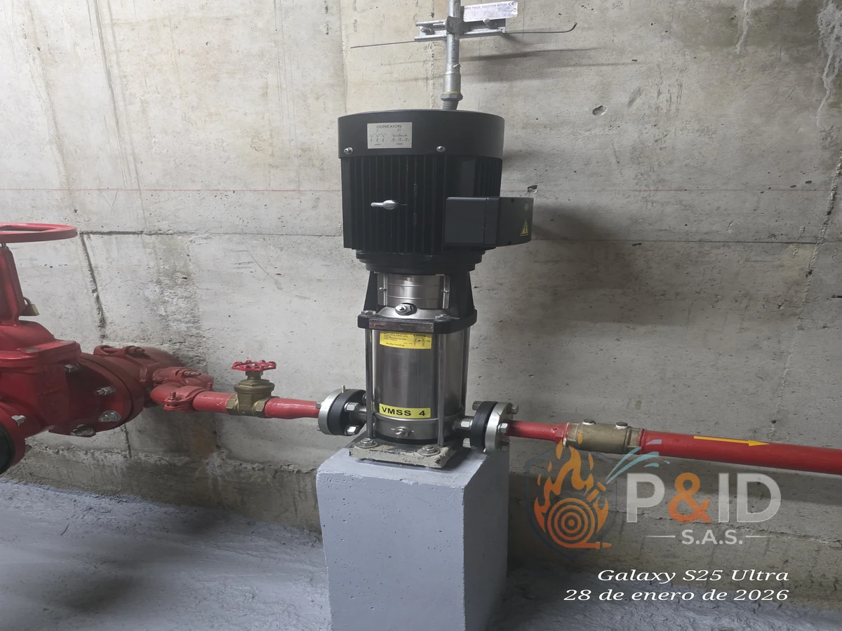 Suministro y montaje de bombas contra incendio NFPA 20 en Colombia