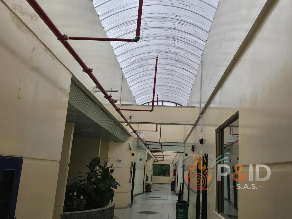 Instalación de rociadores automáticos contra incendio en Colombia — P&ID SAS