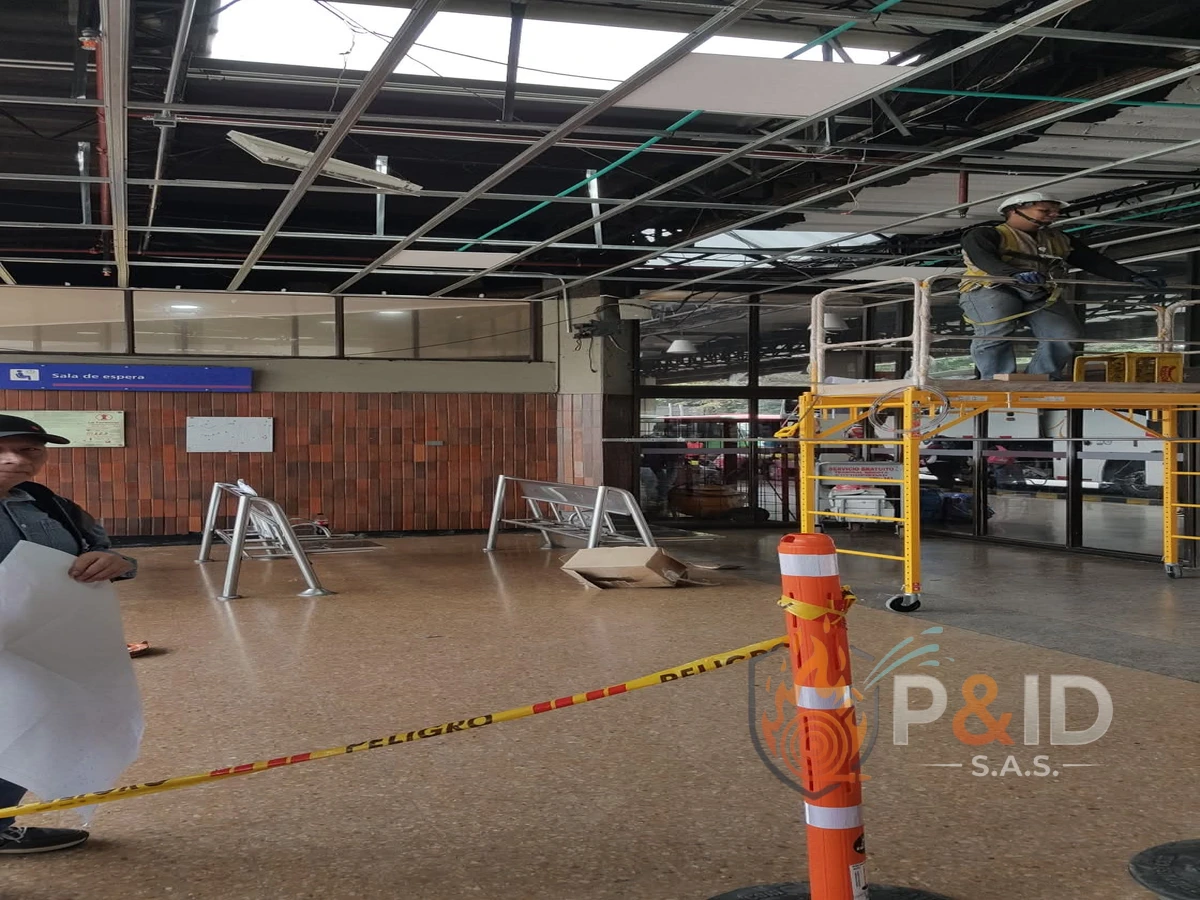 Sistema de voceo y evacuación contra incendios Terminal de Transporte